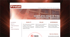 Desktop Screenshot of firetek-llc.com